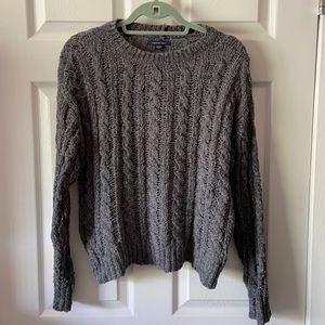 Chunky cable knit sweater AE